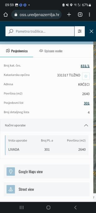 Zemljište Tužno