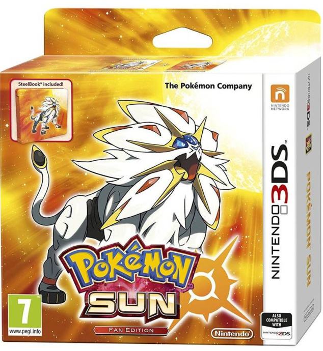 Igra za NINTENDO 3DS Pokemon Sun Steelbook Edition