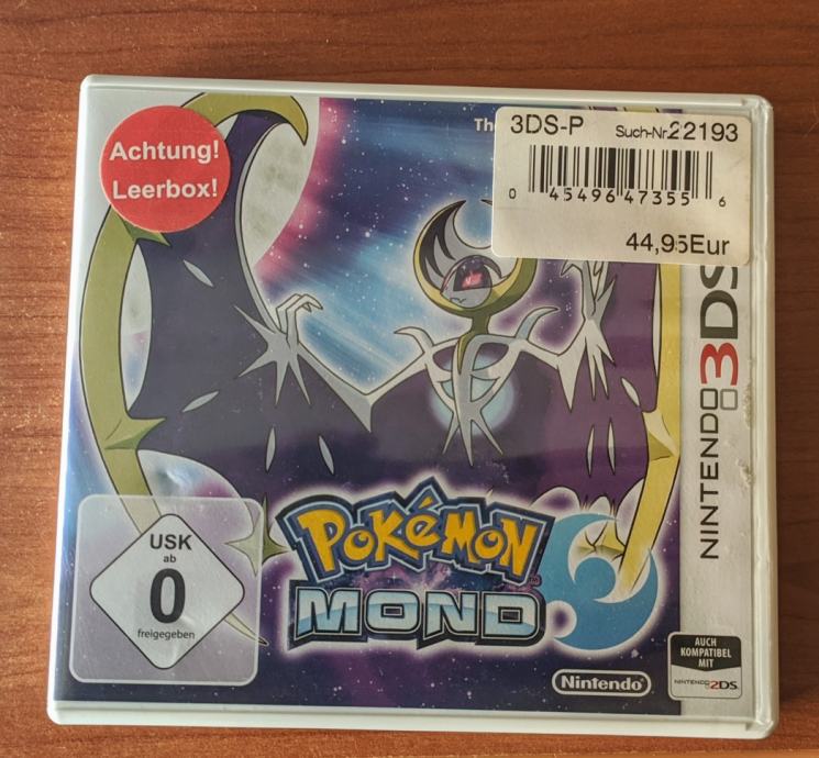 Nintendo 3DS Pokemon Moon original