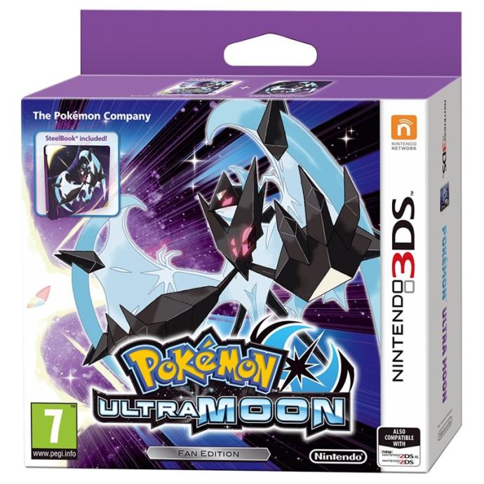 Pokemon Ultra Moon Steelbook Edition 2DS/3DS novo u trgovini,račun