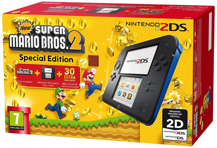 Nintendo 2DS konzola Super Mario Bros 2 Special Edition