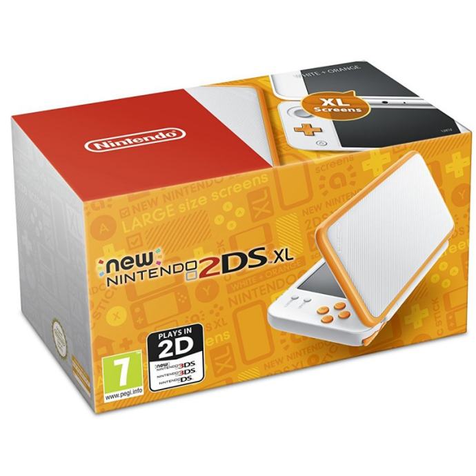 Nintendo 2DS XL Naranđasto-bijela,novo u trgovini,račun,gar 1god.