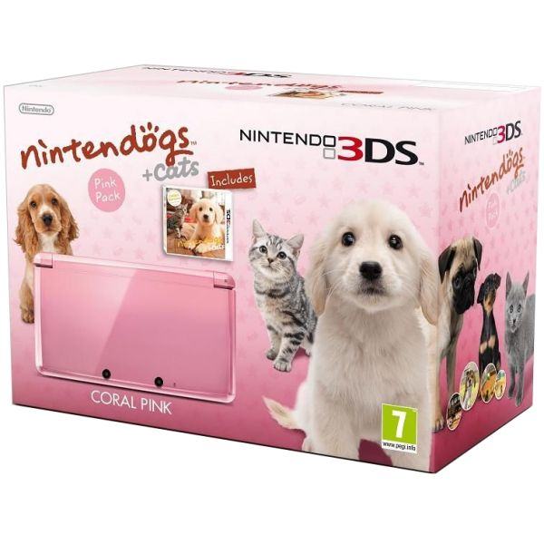 NINTENDO 3DS Nintendogs + Cats roza,novo u trgovini