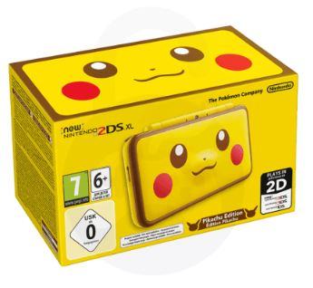 Nintendo NEW 2DS XL Pikachu Edition + Micro SD 4GB,TRGOVINA,NOVO!