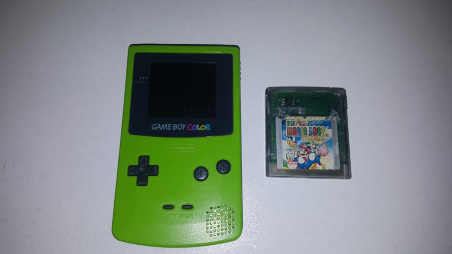 Game Boy COLOR i Super Mario Bros Deluxe