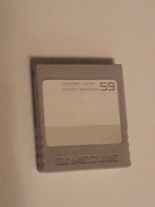 Gamecube memory card 4 MB