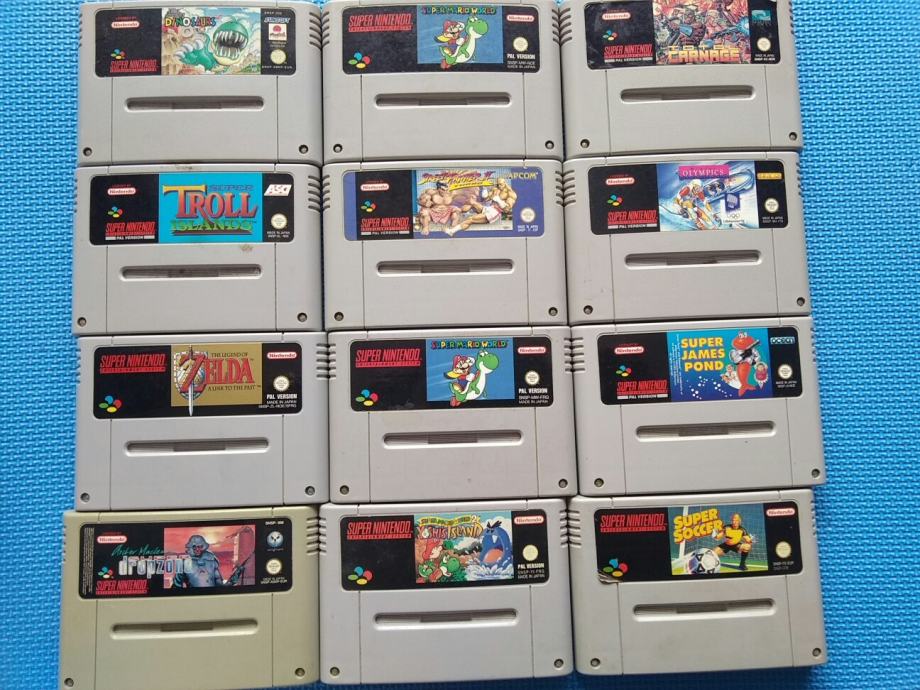 NES, SNES, N64 igre