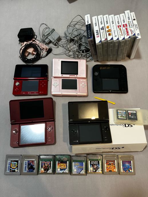 Nintendo 3DS, 2DS, DSi XL, DS original, DSi +igre