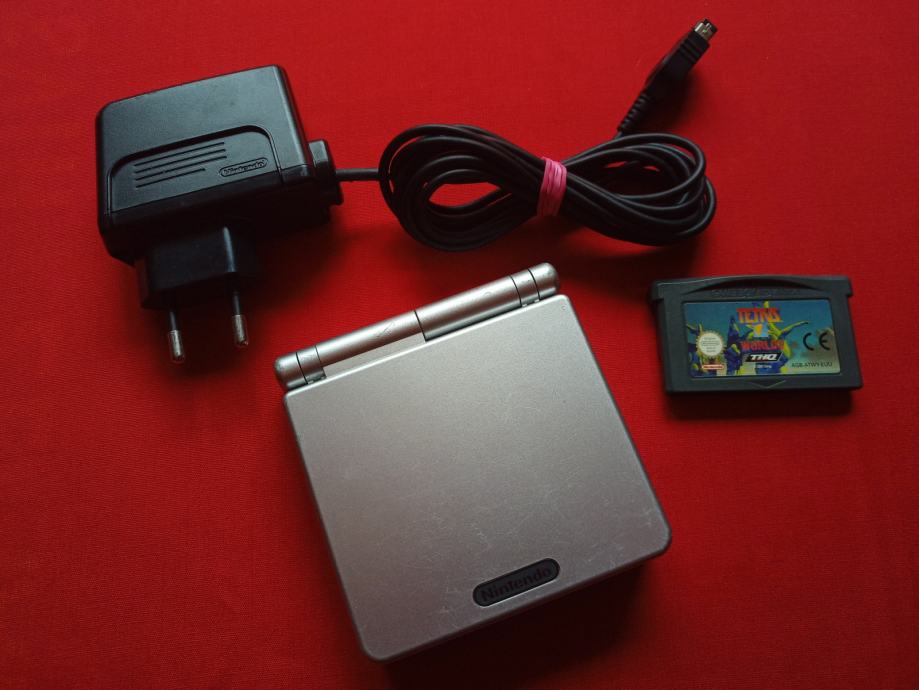 Nintendo Game Boy Advance SP + Tetris Worlds