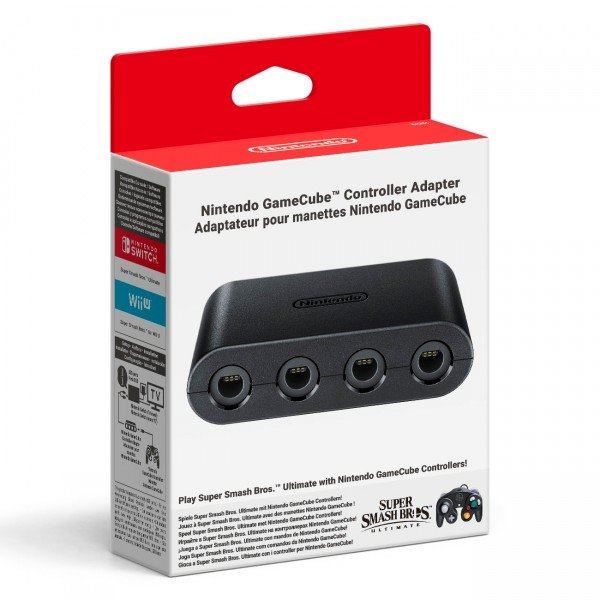 Nintendo GameCube Controller Adapter Switch Super Smash Bros Utimate E