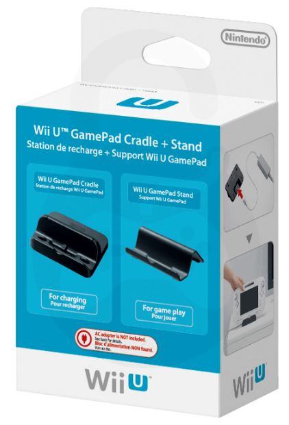 Nintendo Wii U Cradle + Stand,punjiva stanica + stalak,TRGOVINA,NOVO!