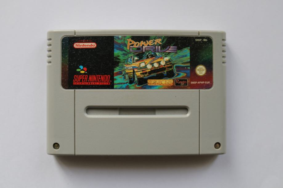 Power Drive SNES Super Nintendo