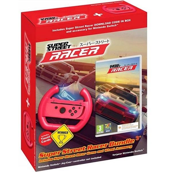 Super Street Racer Wheel Bundle NS igra +volan,novo trgovini,račun