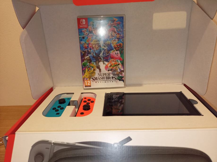 Nintendo Switch Console Red & Blue Joy Con