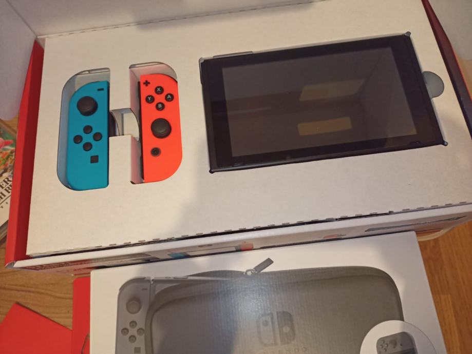 Nintendo Switch Console Red & Blue Joy Con