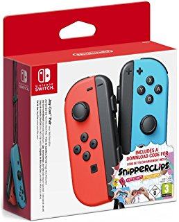Nintendo Switch Joy-Con Pair Neon Red/Blue+kod Snipper,novo u trgovini