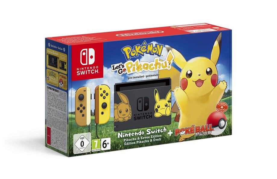 Nintendo Switch: Let's Go Pikachu Limited Edition- može na rate-AKCIJA