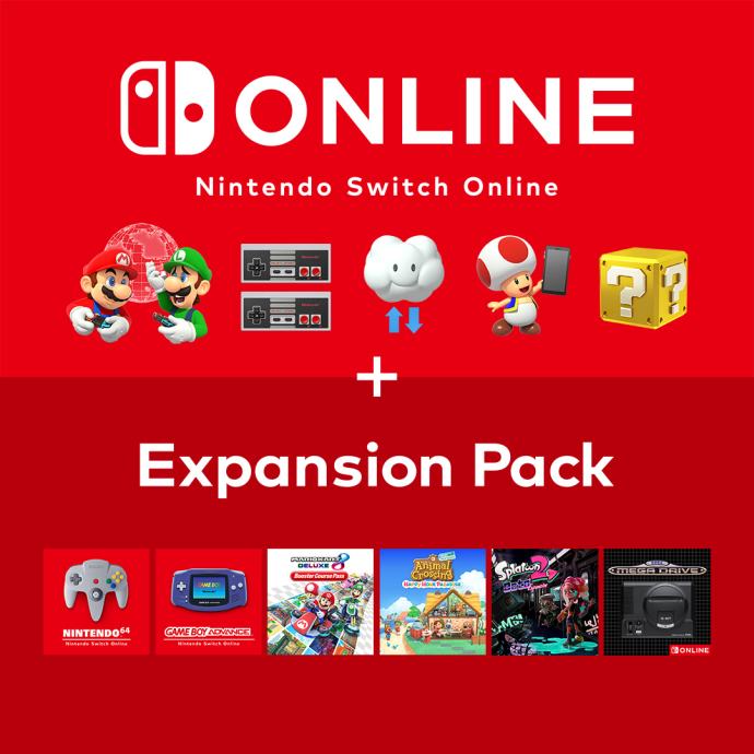 Nintendo switch online + Expansion pack