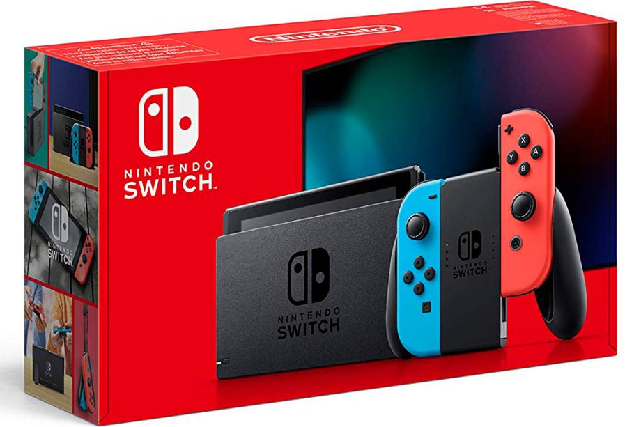 Nintendo Switch V2 , crveno - plavi (novo) + Splatoon 2