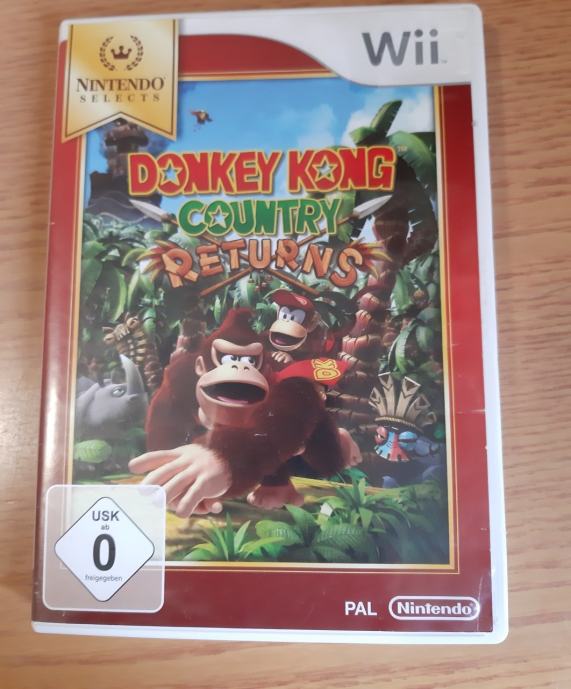 Donkey Kong Country Returns za Wii, odlično stanje diska