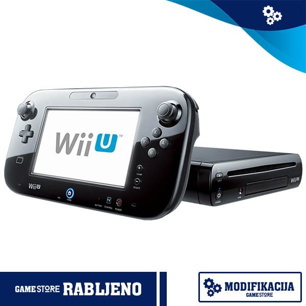 Nintendo Wii U 32GB Premium + Modifikacija + igre,TRGOVINA,RABLJENO!