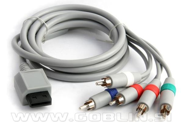 Wii HD komponentni kabel za HDTV