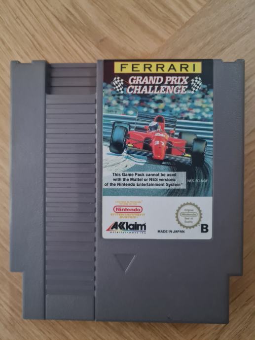 Nintendo NES igra Ferrari Grand Prix Challenge Nitendo