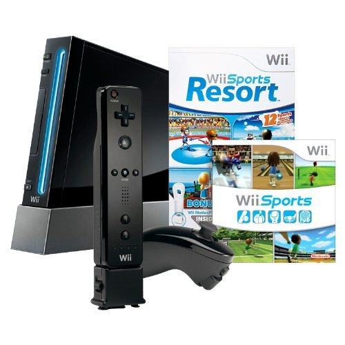 Nintendo Wii konzola crna + 10-12 igara - originali