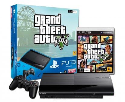 PS 3 12GB Super Slim+Grand Theft Auto V,novo u trgovini,račun i gar 1g