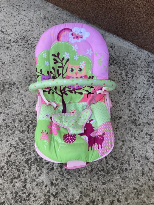 Hitno!!!Dječja ležaljka za bebe (pjesmice, vibracija), kao nova 90 KN