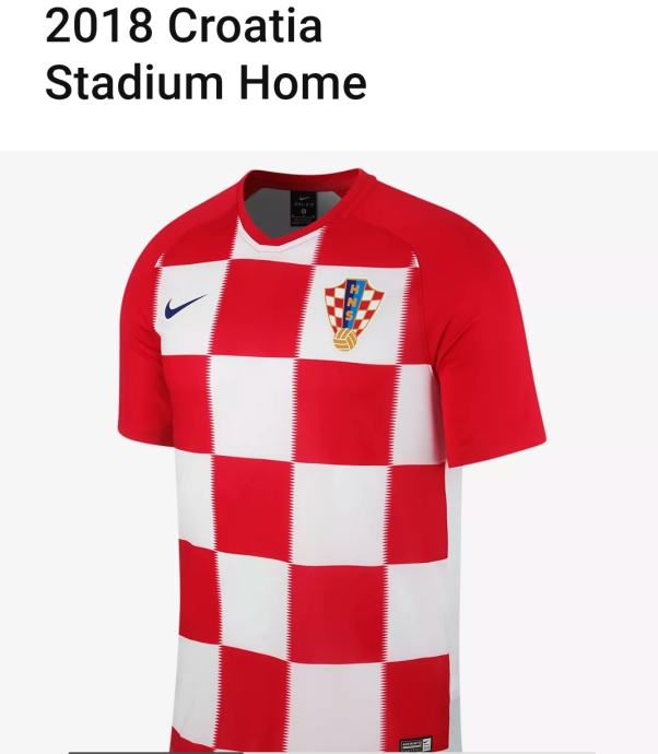 Hrvatski dres Nike original Rusija 2018.