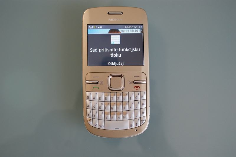Nokia C3 00, golden white, T - mobile
