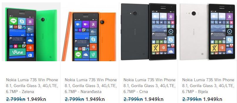 Nokia Lumia 730 Win 8.1, -NOVI/IZDAVANJE R1/ NA RATE 12 X 162KN