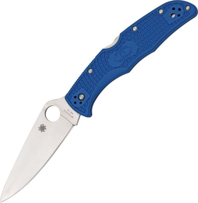 Spyderco Endura 4 Lockback Full Flat BLUE preklopni nož