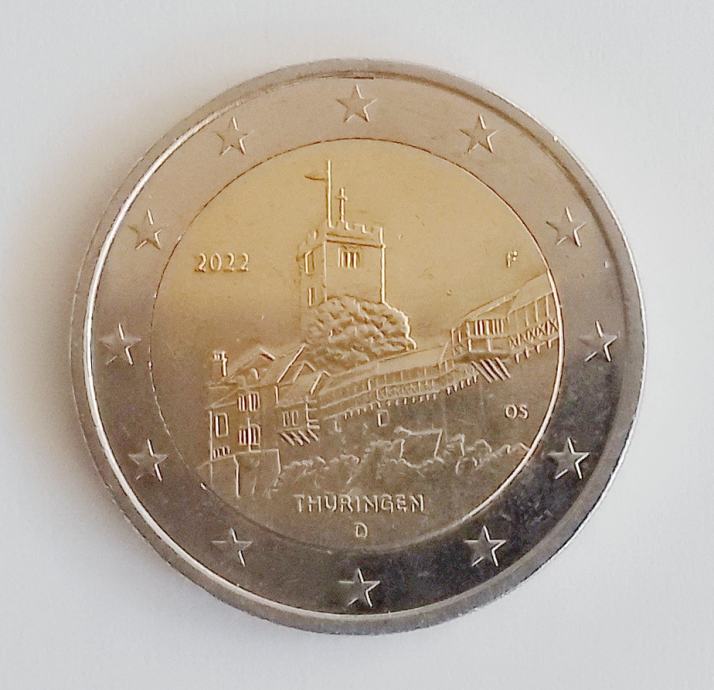 2 € prigodna kovanica - Njemačka (2022 - F)