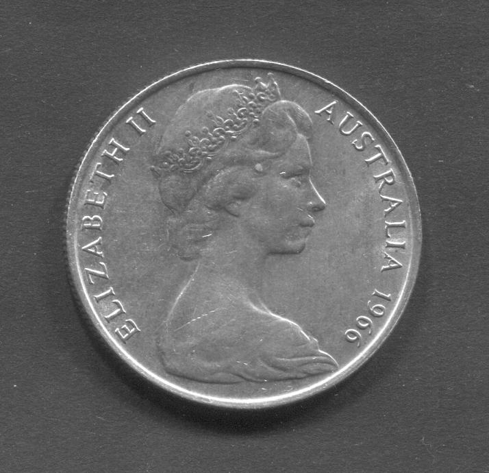 50 CENTS 1966.ELIZABETH II. AUSTRALIA, SREBRO