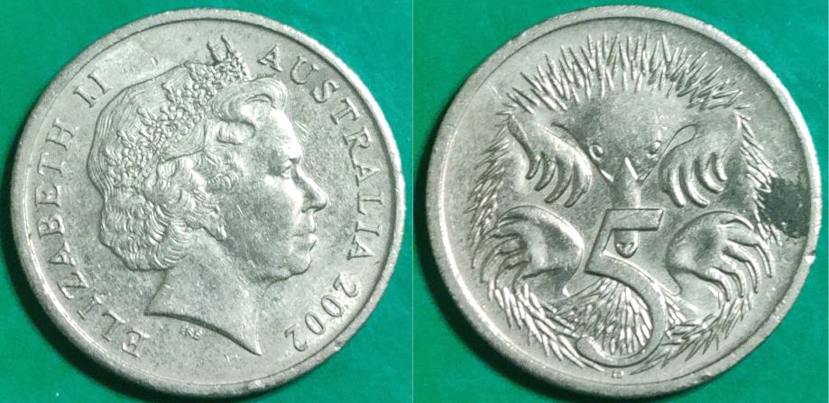 Australia 5 cents, 2002 ***/