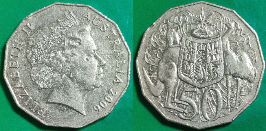 Australia 50 cents, 2006 ***/