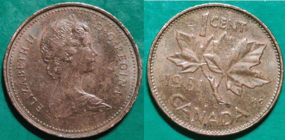 Canada 1 cent, 1981 ***/