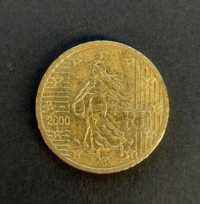 FRANCUSKA 50 EURO CENT 2000 km1287 francuska-50-euro-cent-2000-km1287