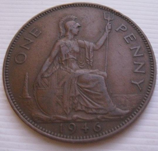 GREAT BRITAIN 1 PENNY 1946
