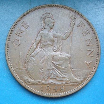 GREAT BRITAIN 1 PENNY 1948