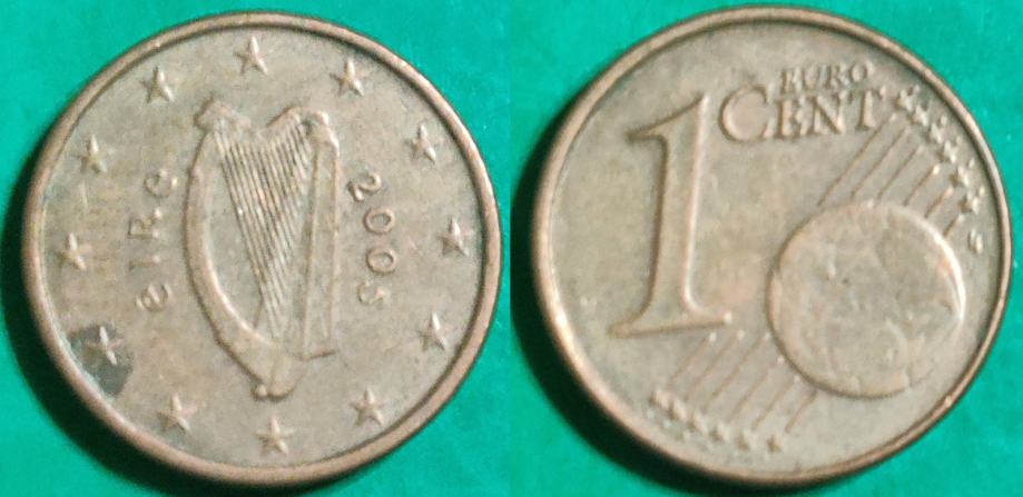 Ireland 1 euro cent, 2005 ***/