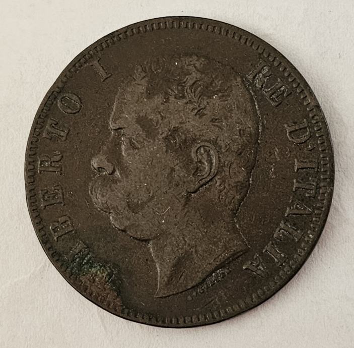 ITALY 10 CENTESIMI 1893.