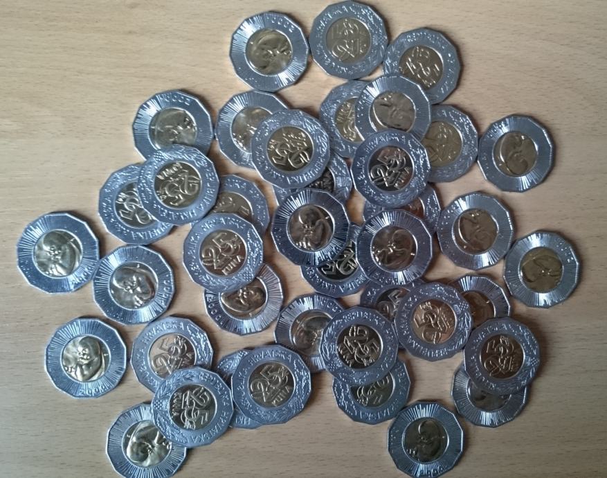 Komplet 40 Kovanica Od 25 Kuna 2000 g 