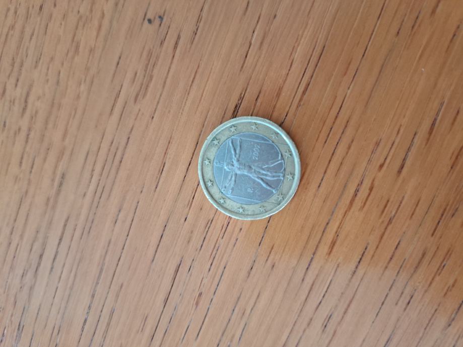 Kovanica 1 euro Italija Akcija