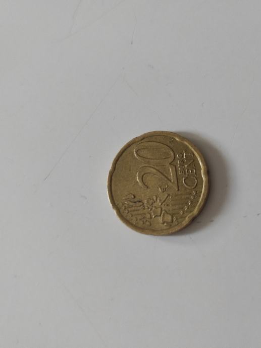 kovanica 20 centi Austrija 2002