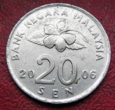 MALAYSIA 20 Sen 2006