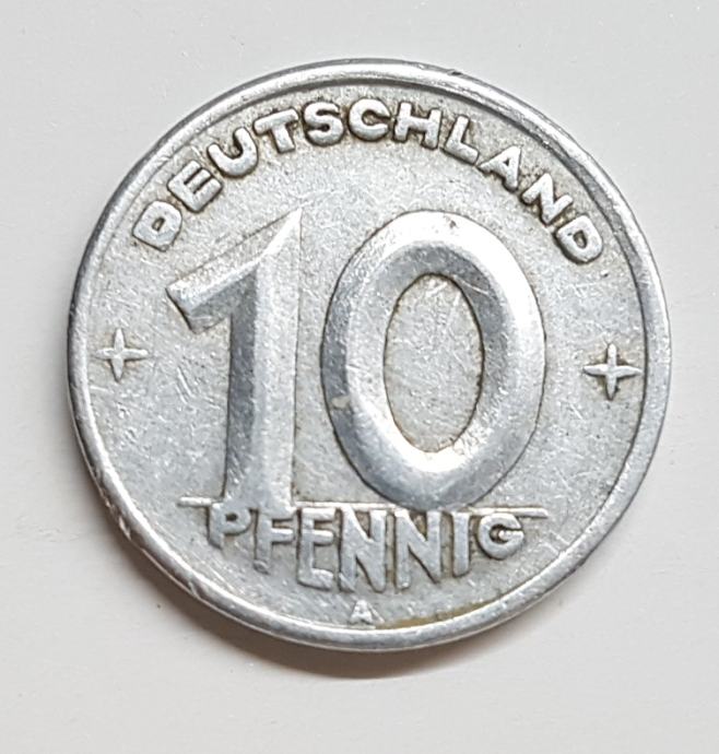 NJEMA KA GERMANY 10 PFENNIG 1948 