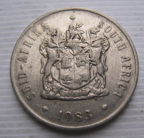 SOUTH AFRICA 20 CENTS 1983